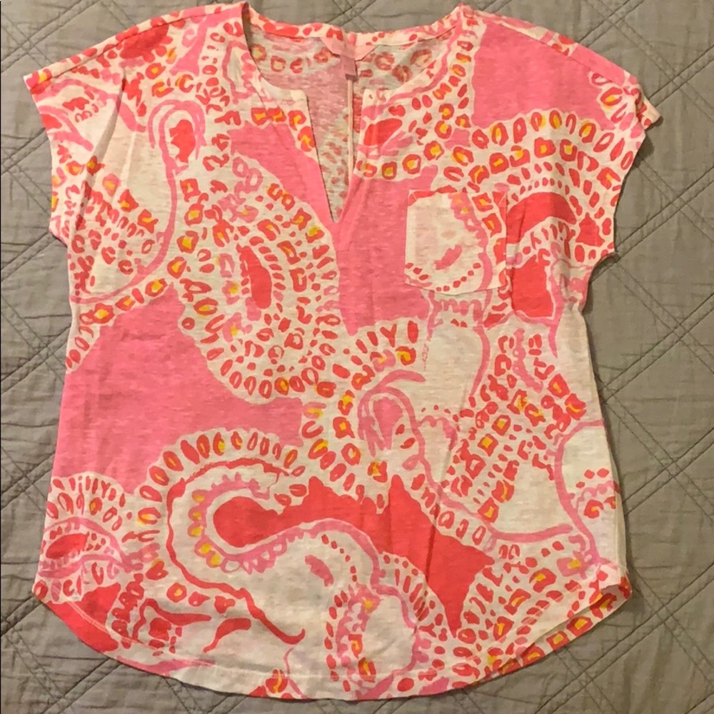Lilly Pulitzer Duval Linen Top
